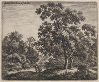 KG 04545
<br/>
Twee reizigers in een bos
<br/>
<em>Waterloo, Anthonie, (1609-1690)</em>